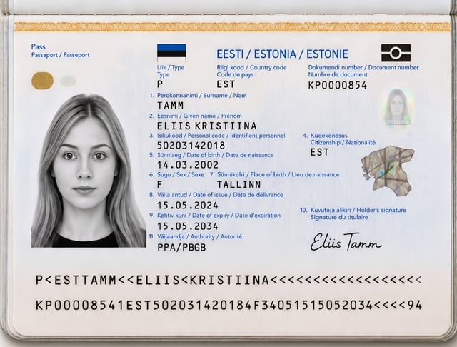 Passport Bio Page