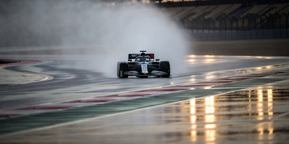 Formula 1 Car At A Circuit